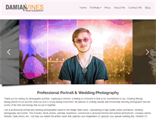 Tablet Screenshot of damianvinesphotography.com